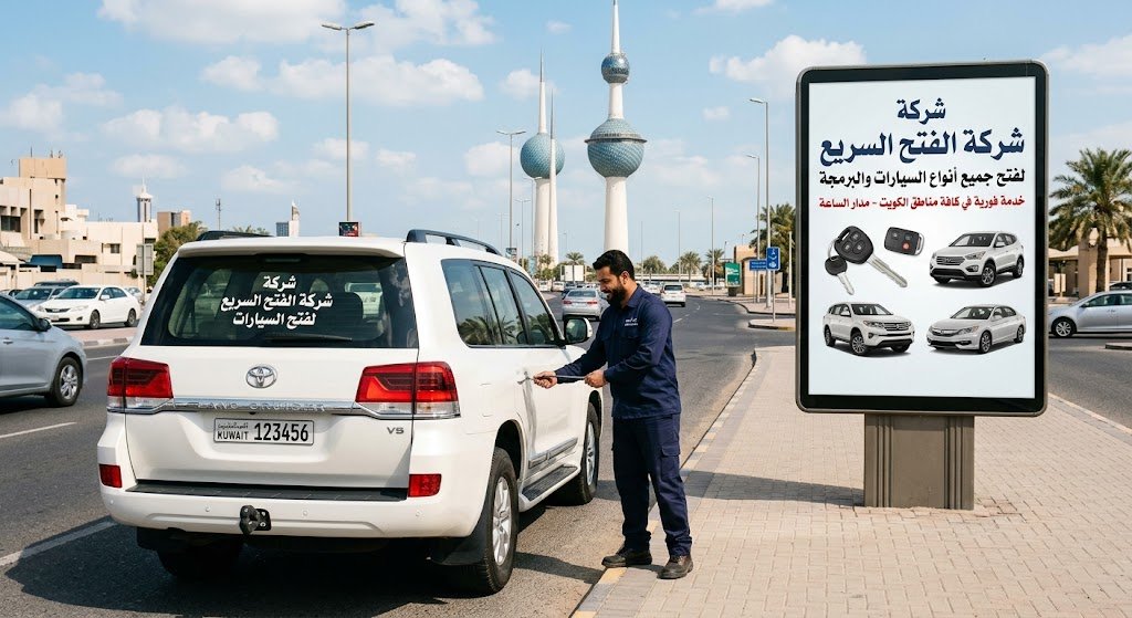 فتح سيارات الفروانية الكويت