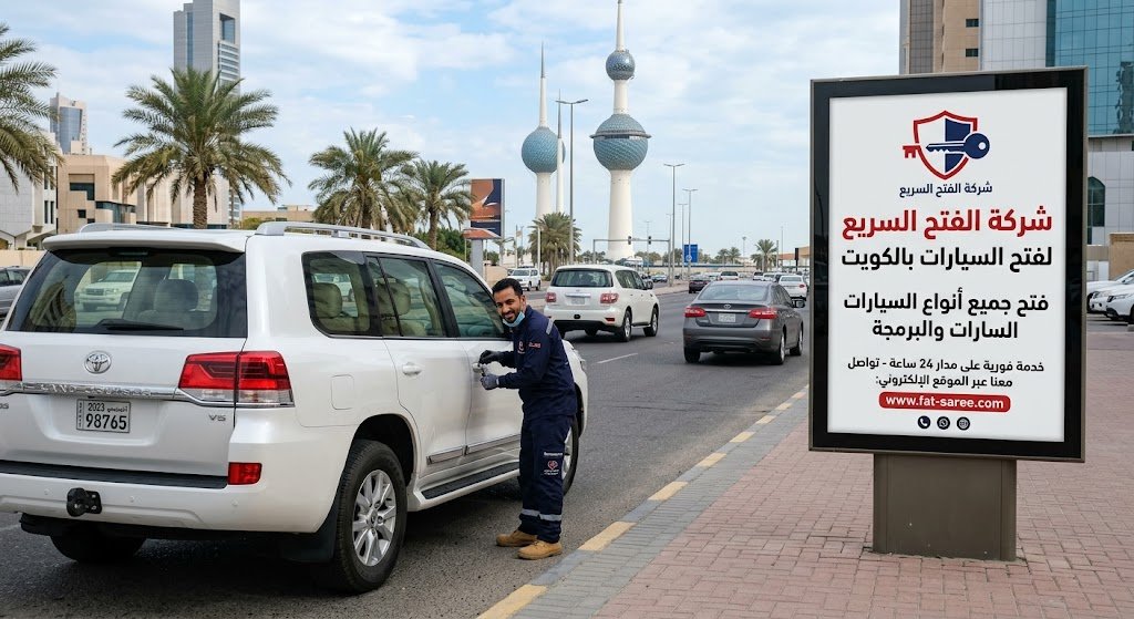 فتح سيارات الكويت