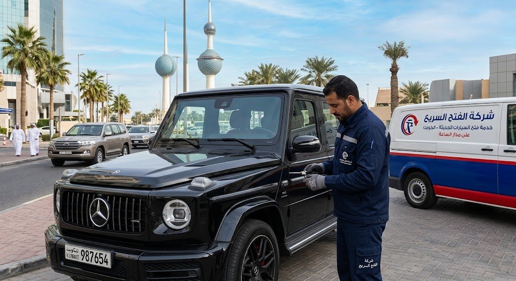فتح سيارات الصديق الكويت
