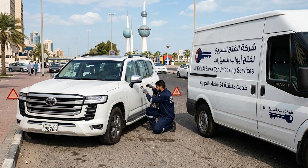 فتح سيارات صباح السالم الكويت