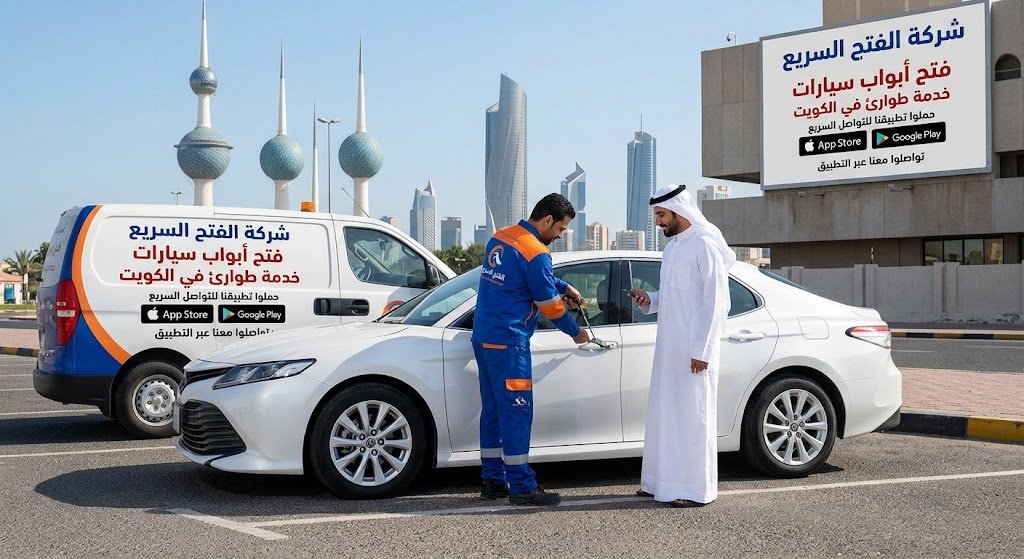 فتح سيارات الرميثية الكويت