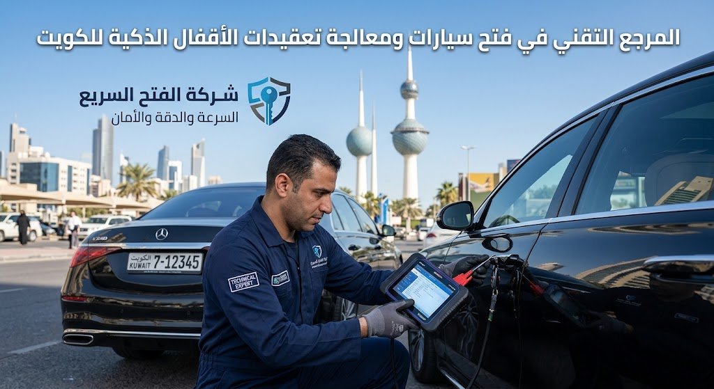 المرجع التقني في فتح سيارات ومعالجة تعقيدات الأقفال الذكية بالكويت