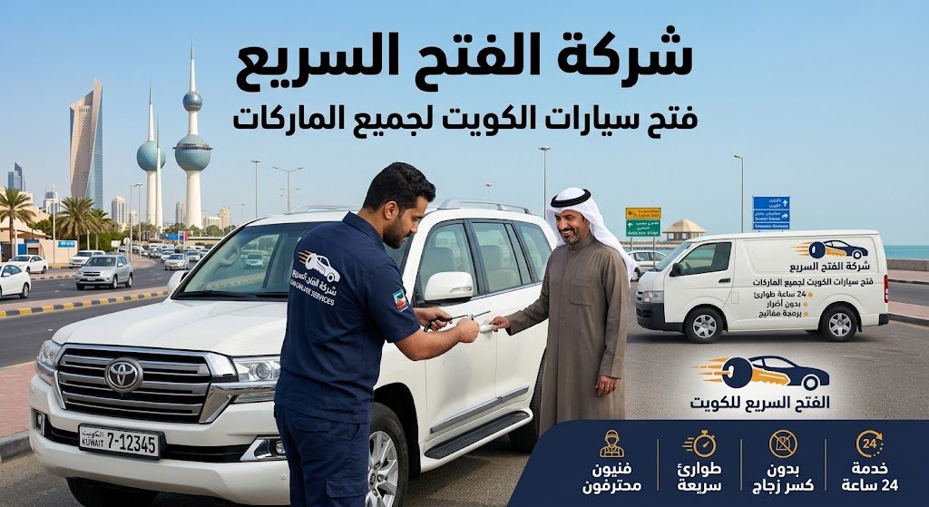 شركة الفتح السريع | فتح سيارات الكويت لجميع الماركات