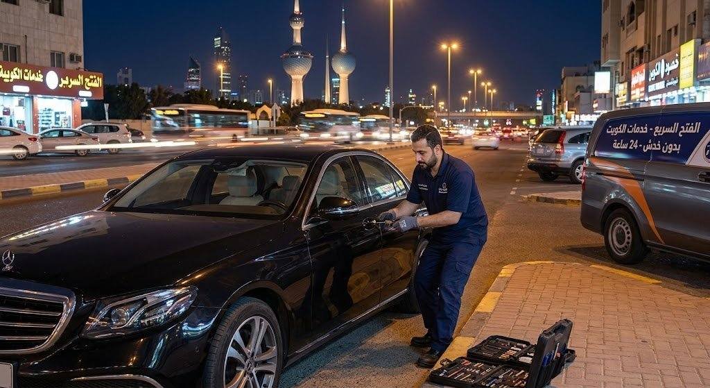 فتح سيارات الكويت | بدون خدش 24 ساعة – الفتح السريع