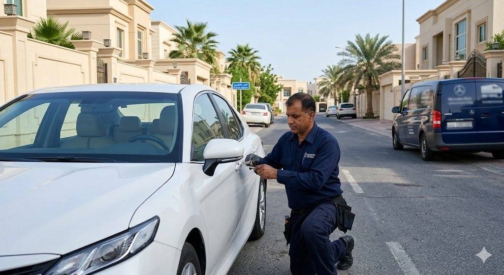 خدمة فتح أبواب سيارات مقفلة بالكويت | سرعة وأمان بدون خدوش